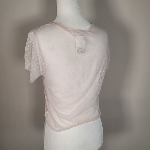 BCBGeneration Sheer Crop top Size M - Picture 6 of 7